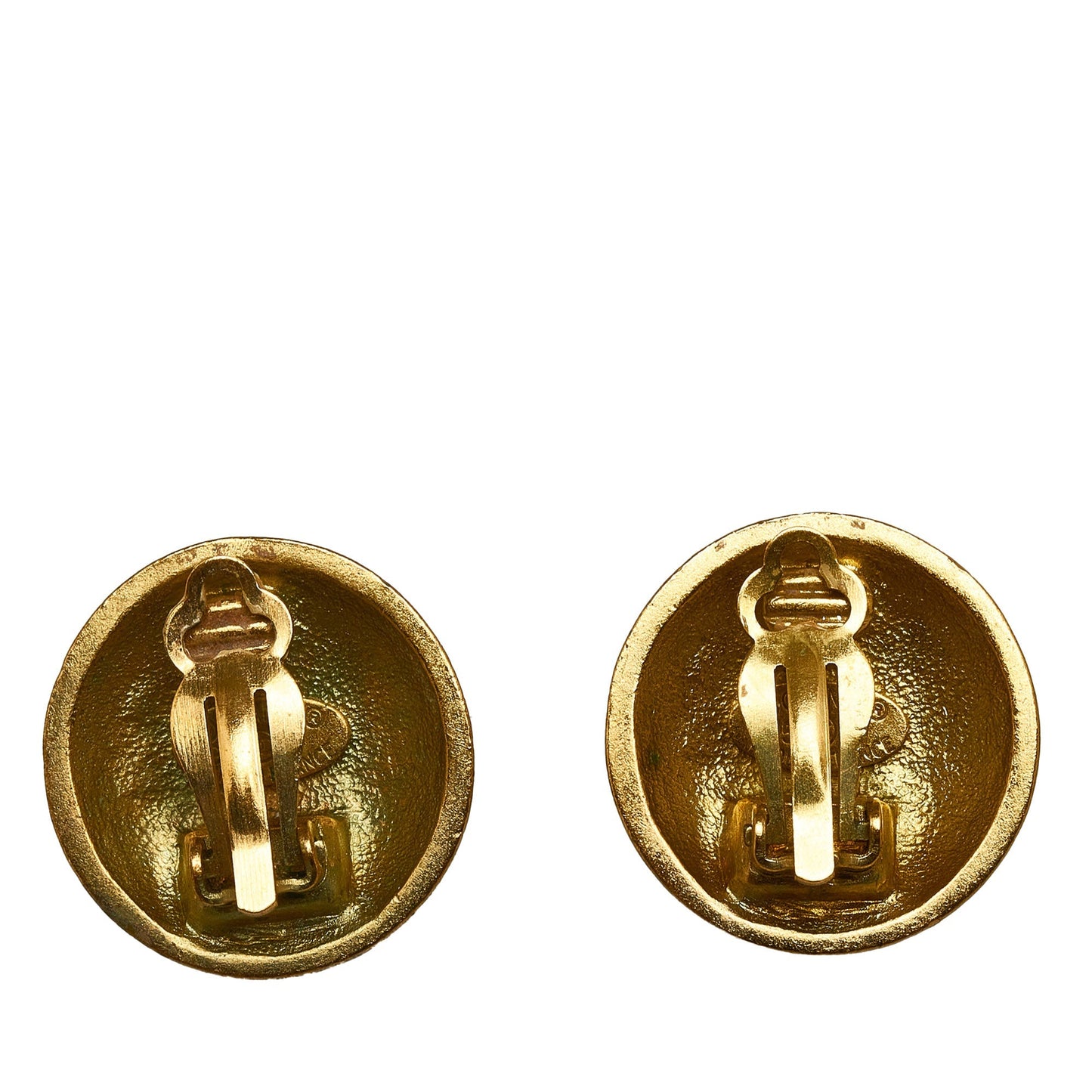 CHANEL CC Clip On Earrings Costume Earrings