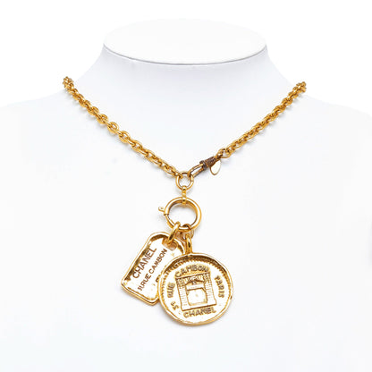 CHANEL Rue Cambon Pendant Necklace Costume Necklace