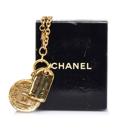 CHANEL Rue Cambon Pendant Necklace Costume Necklace