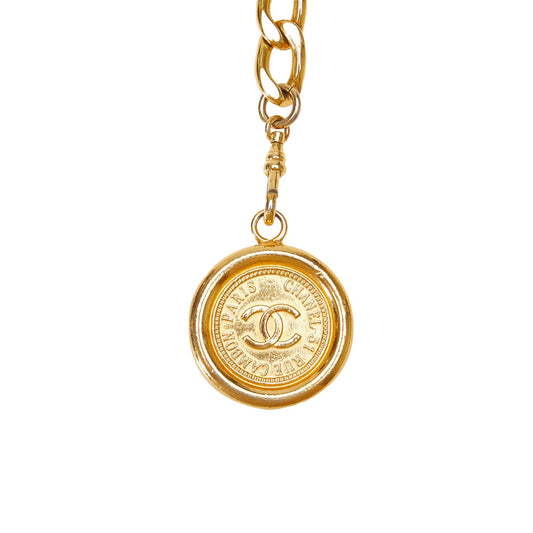 CHANEL CC Medallion Chain-Link Belt