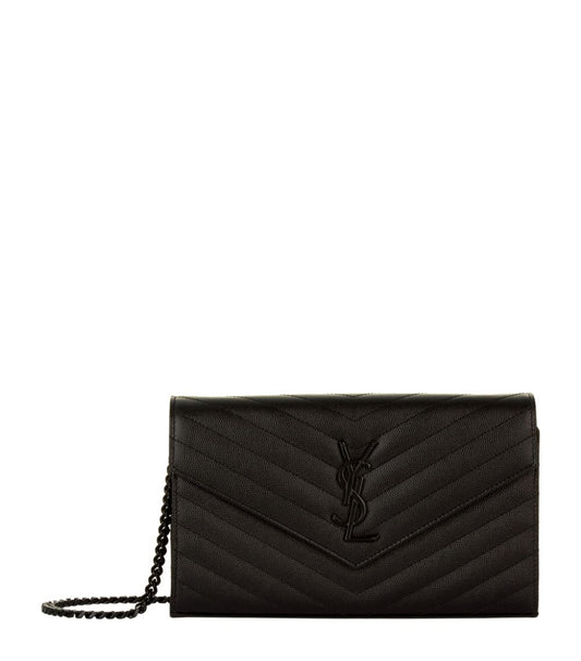 Yves Saint Laurent CASSANDRE MATELASSÉ ENVELOPE CHAIN WALLET