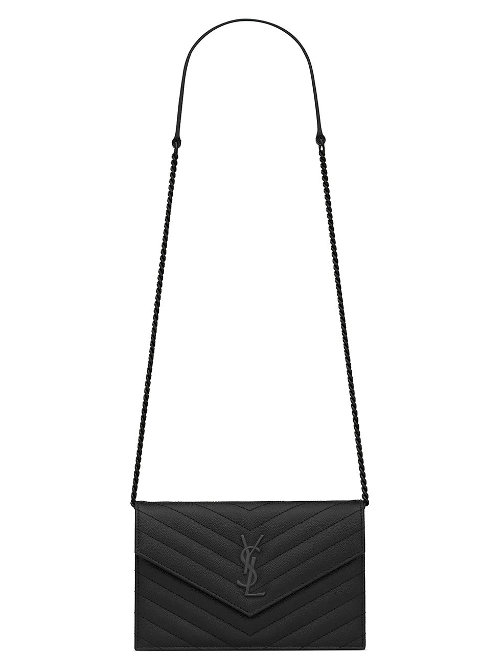 Yves Saint Laurent CASSANDRE MATELASSÉ ENVELOPE CHAIN WALLET