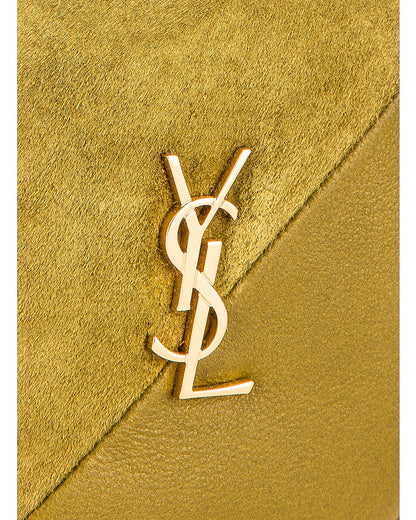 Yves Saint Laurent JAMIE CUBE CHARM IN SUEDE AND LAMBSKIN