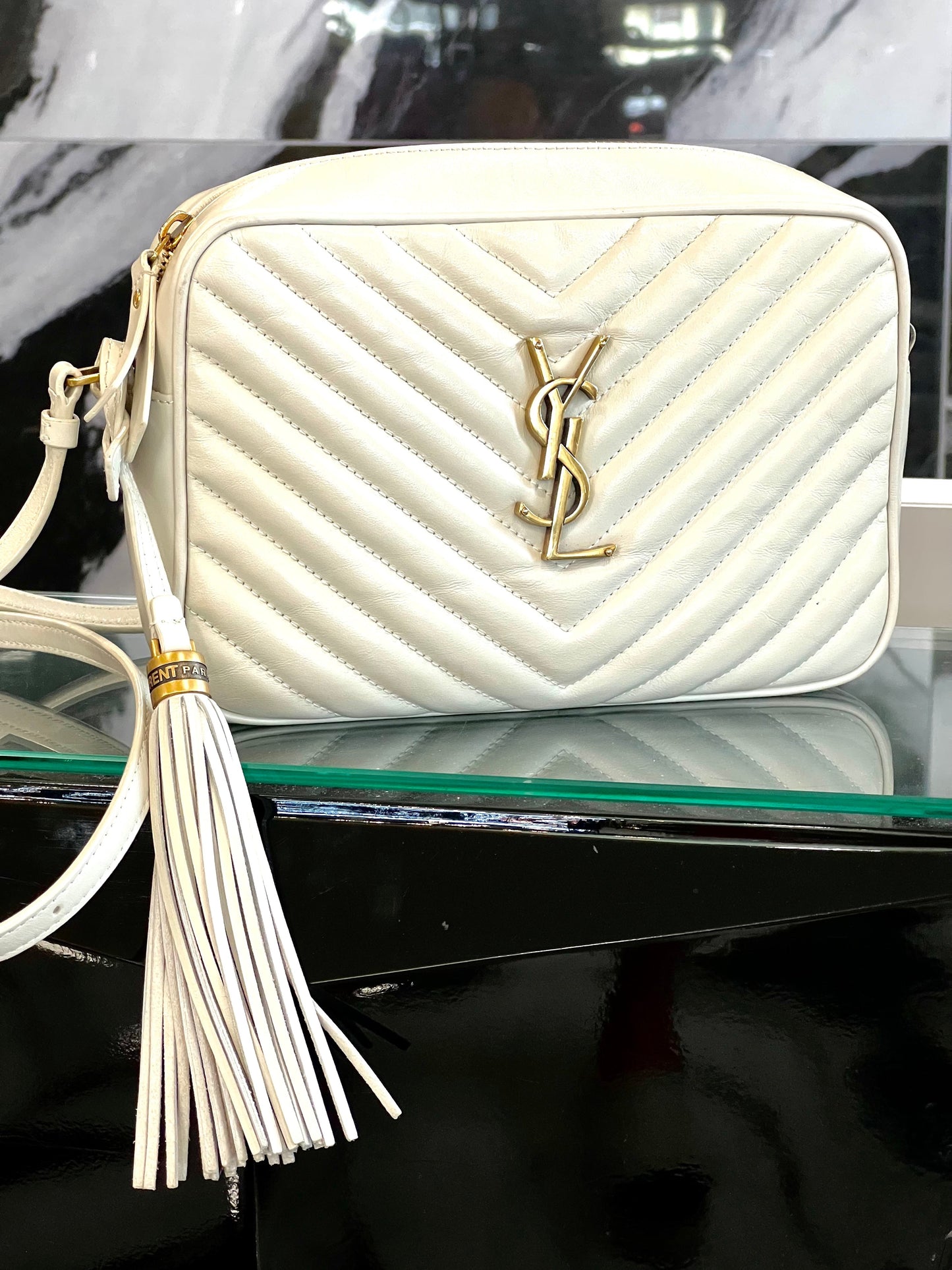 Yves Saint Laurent LEATHER CROSSBODY BAG