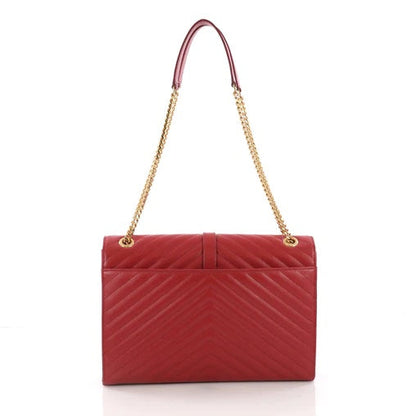 Yves Saint Laurent CHEVRON MATELASSE MONOGRAM LARGE SATCHEL Bag