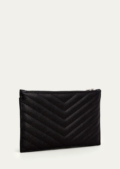 Yves Saint Laurent MONOGRAM CHEVRON QUILTED BAG