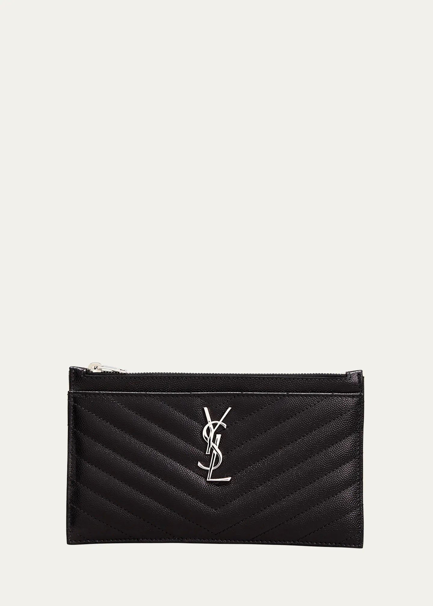 Yves Saint Laurent MONOGRAM CHEVRON QUILTED BAG