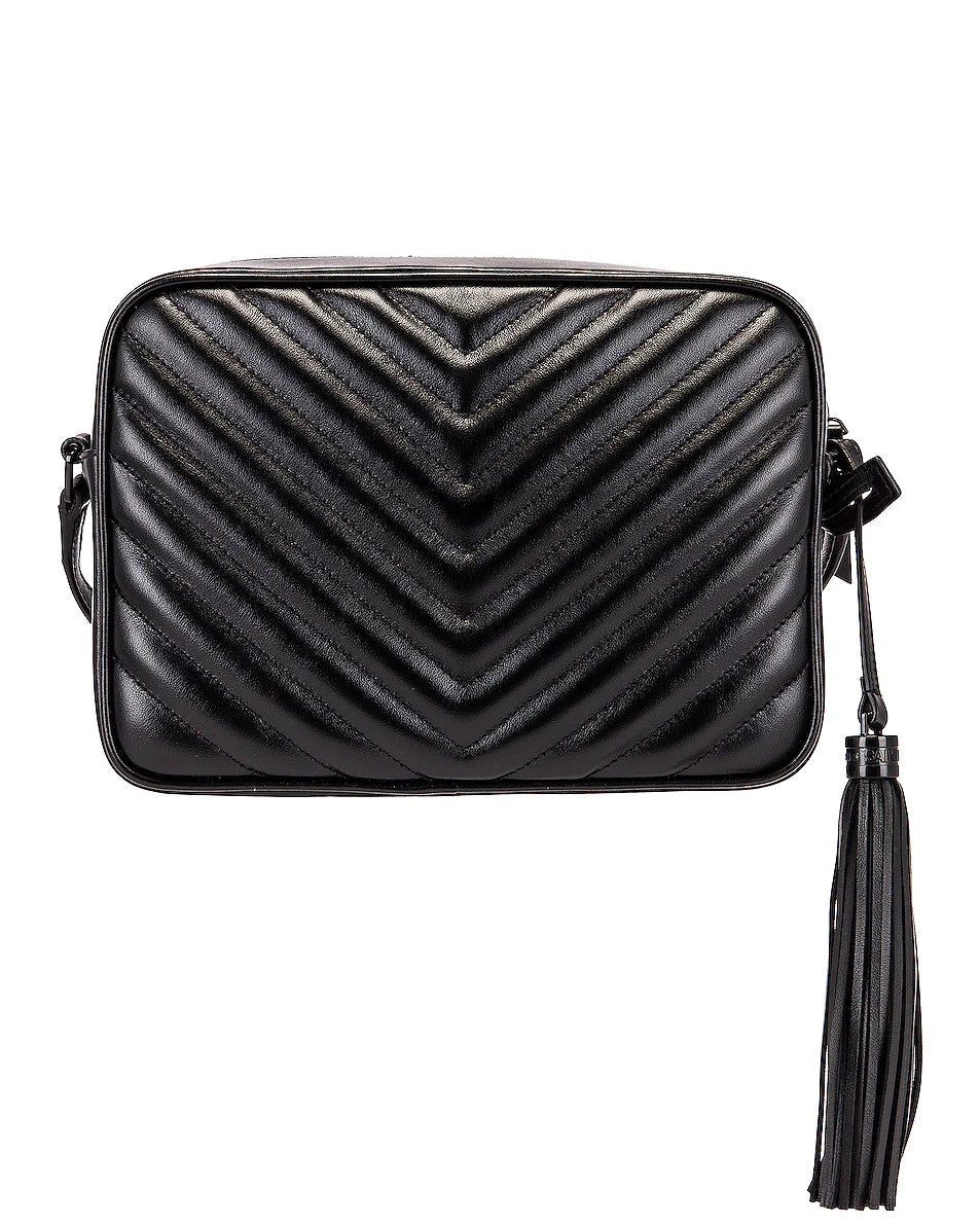 Yves Saint Laurent LOU MEDIUM CAMERA BAG IN QUILTED LEATHER