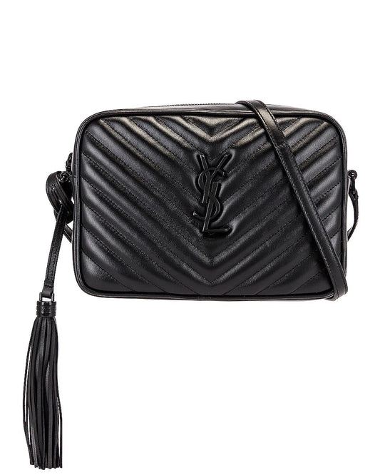 Yves Saint Laurent LOU MEDIUM CAMERA BAG IN QUILTED LEATHER