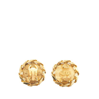 CHANEL CC Clip On Earrings Costume Earrings