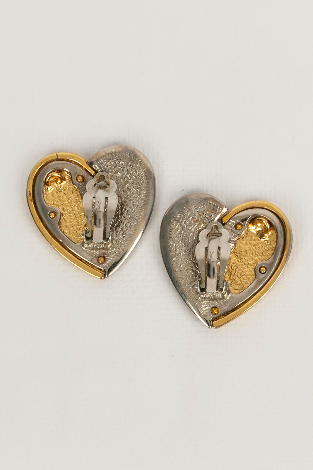 Boucles d'oreilles coeur Yves Saint Laurent