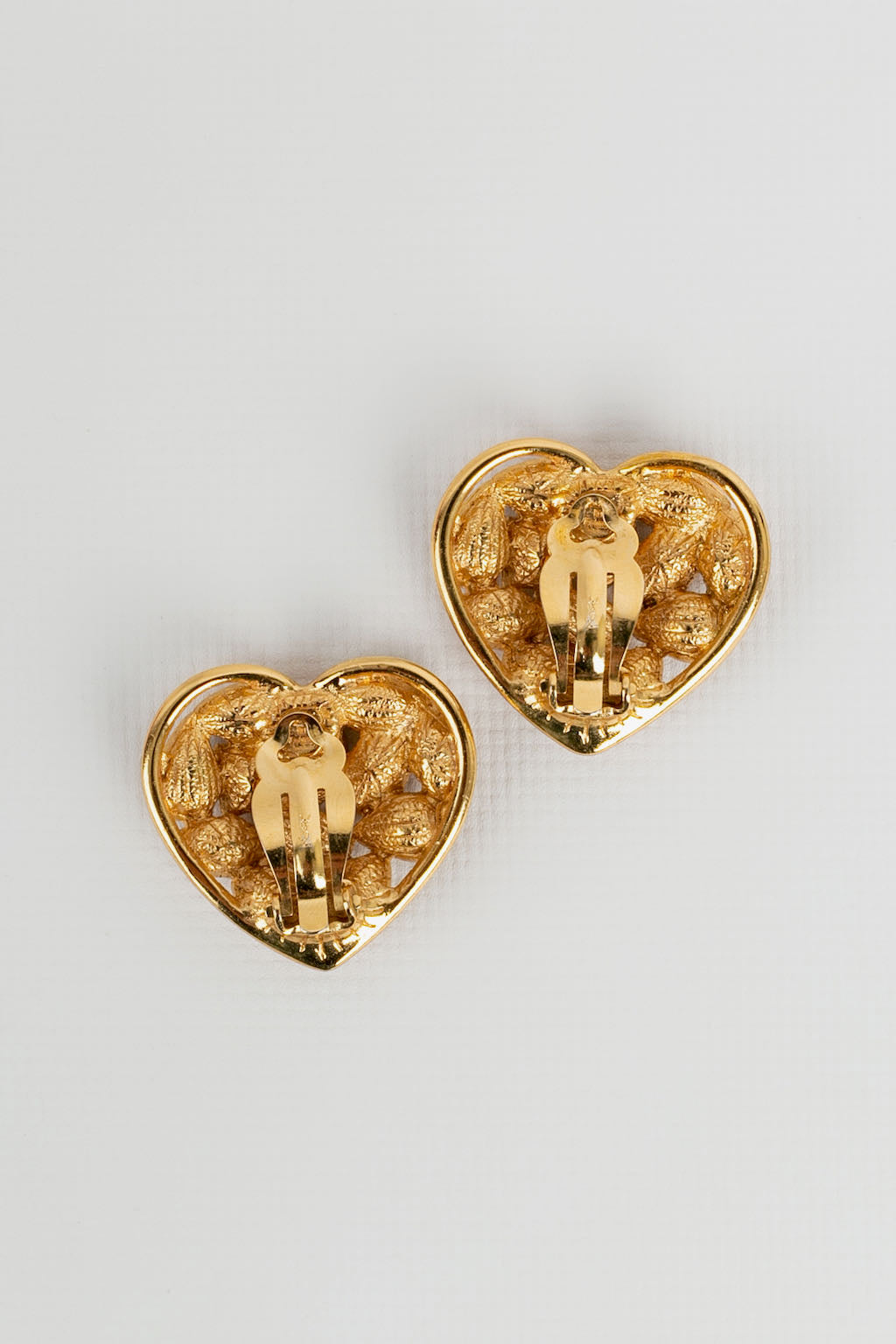 Boucles d'oreilles coeur Yves Saint Laurent