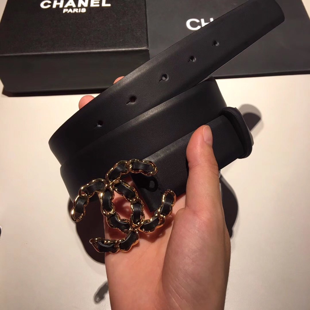 Leather Belt Chanel