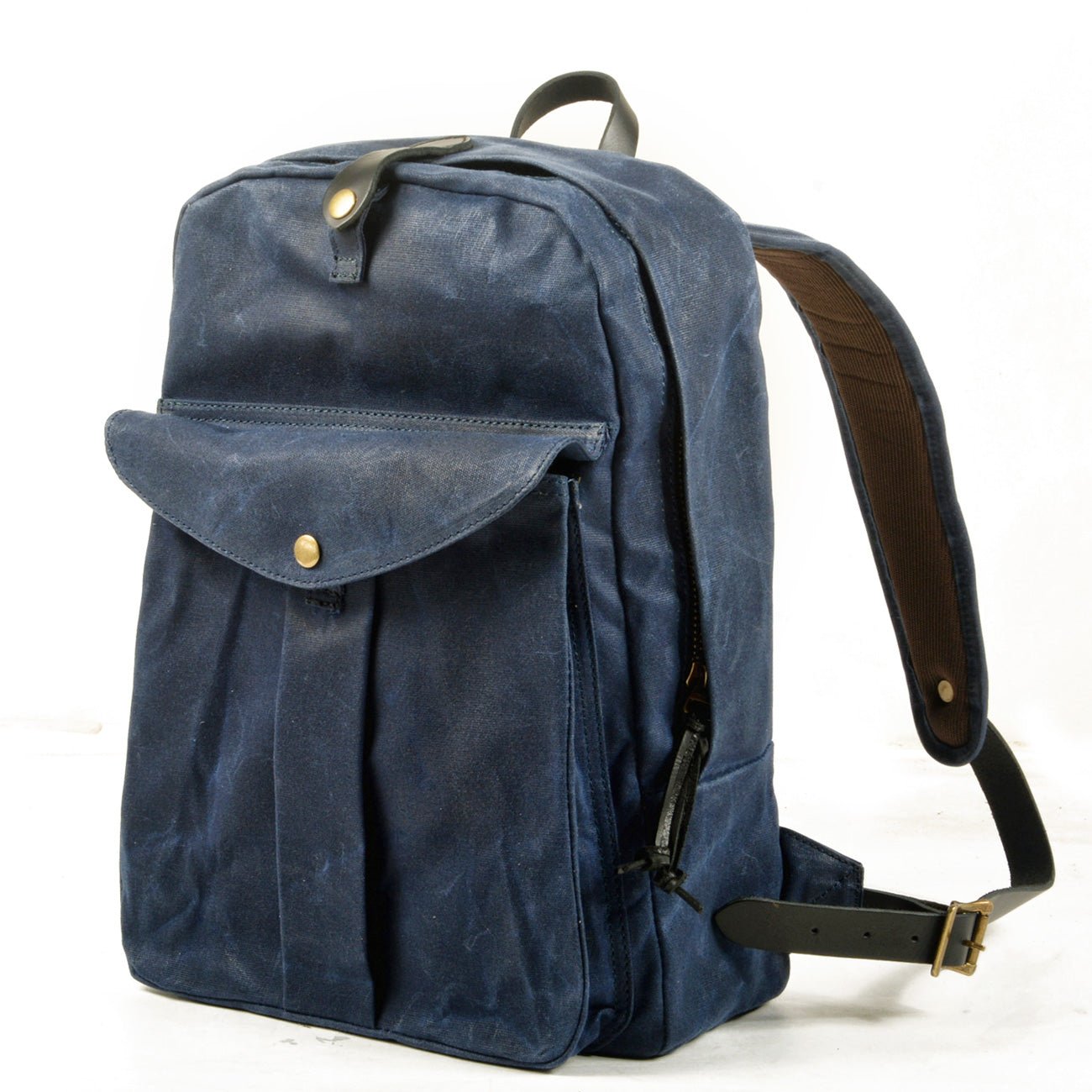 American Retro Oil Wax Canvas Backpack - BagsAttra