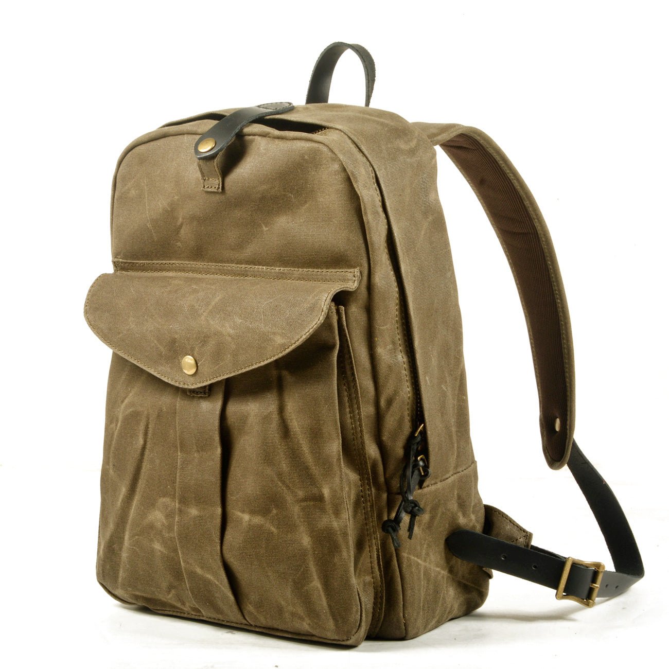 American Retro Oil Wax Canvas Backpack