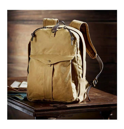 American Retro Oil Wax Canvas Backpack