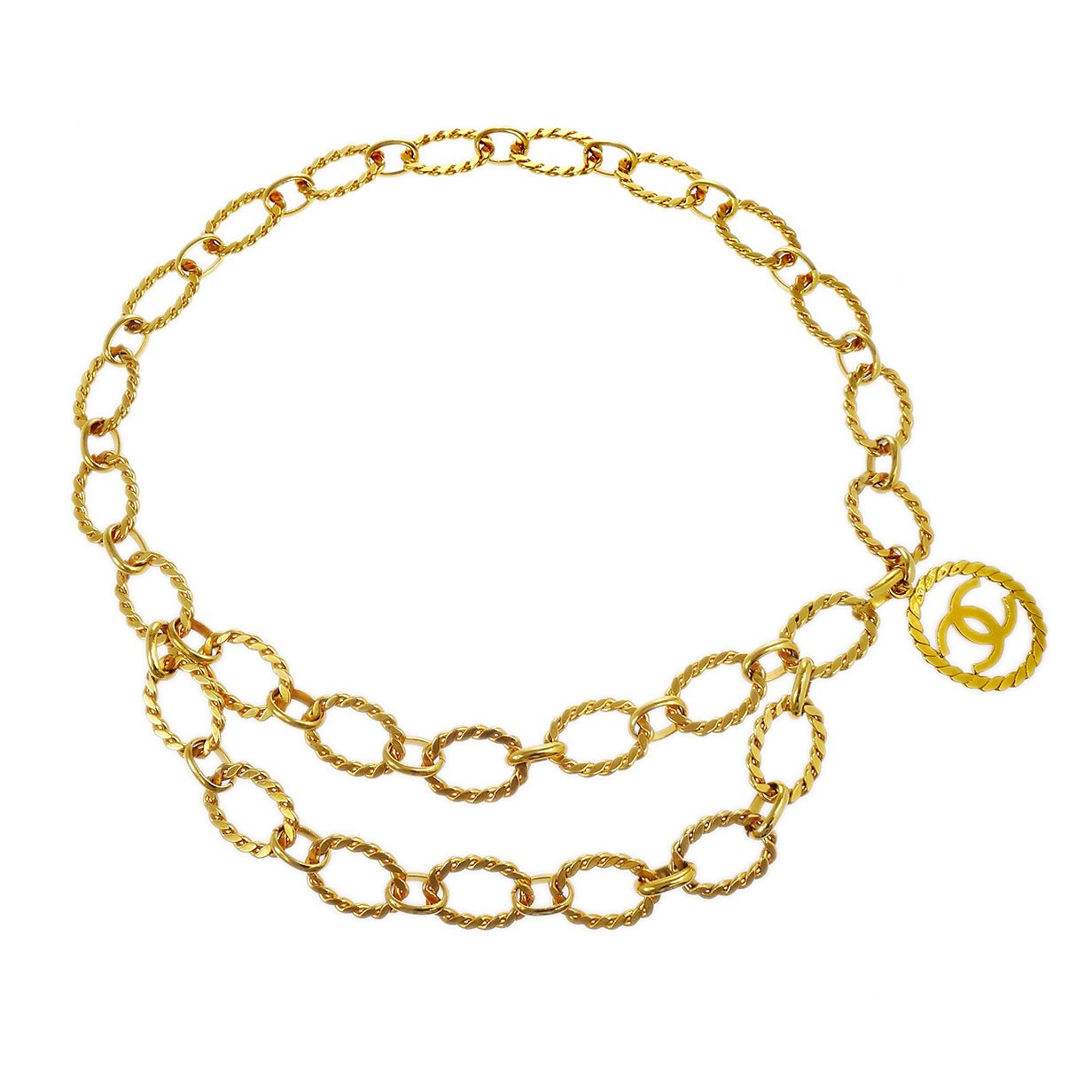 CHANEL 1994 CC Gold Chain Belt ao24090