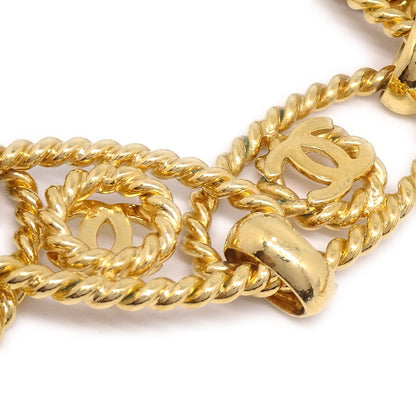 CHANEL★ 1990 Gold Chain Belt 25 ao30912