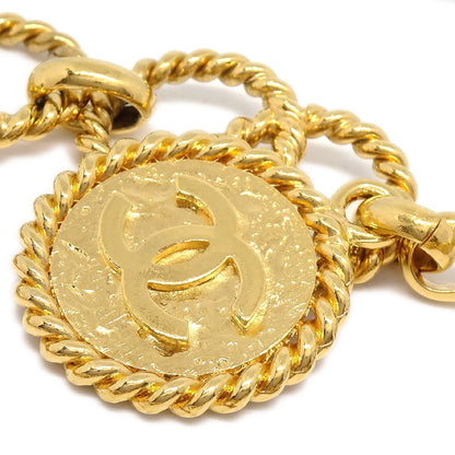 CHANEL★ 1988 Medallion Gold Chain Belt ao31120