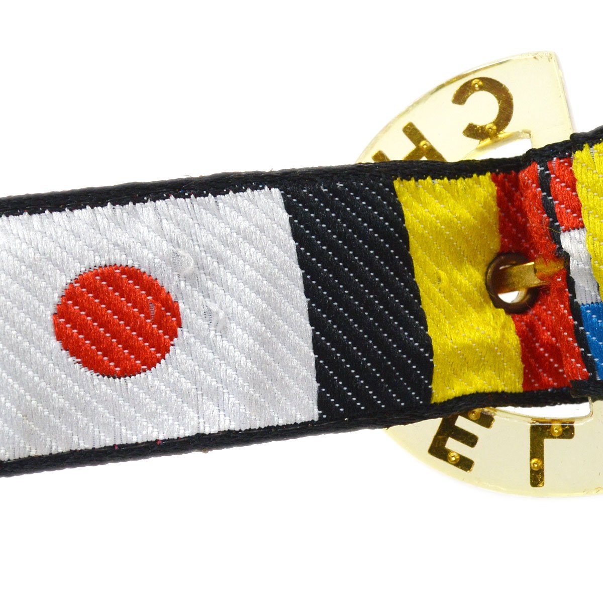 CHANEL 1995 Cruise National Flag Belt #70 ao31715