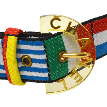 CHANEL 1995 Cruise National Flag Belt #70 ao31715