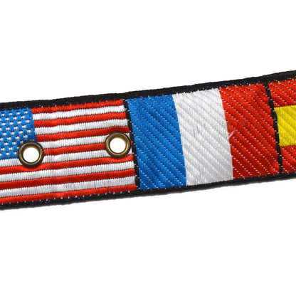 CHANEL 1995 Cruise National Flag Belt #70 ao31715