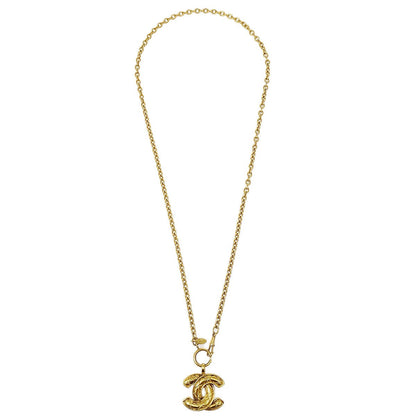 CHANEL Quilted CC Chain Necklace 3856 ao31752