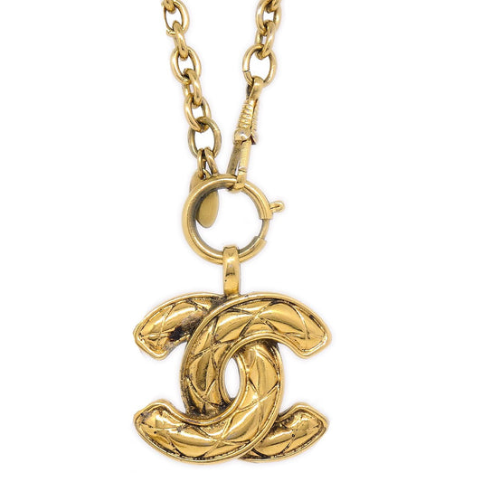 CHANEL Quilted CC Chain Necklace 3856 ao31752