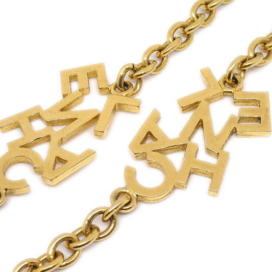 CHANEL★ Charm Gold Chain Pendant Necklace ao33312