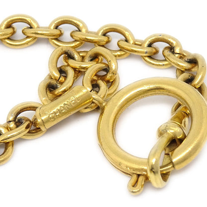 CHANEL★ Charm Gold Chain Pendant Necklace ao33312