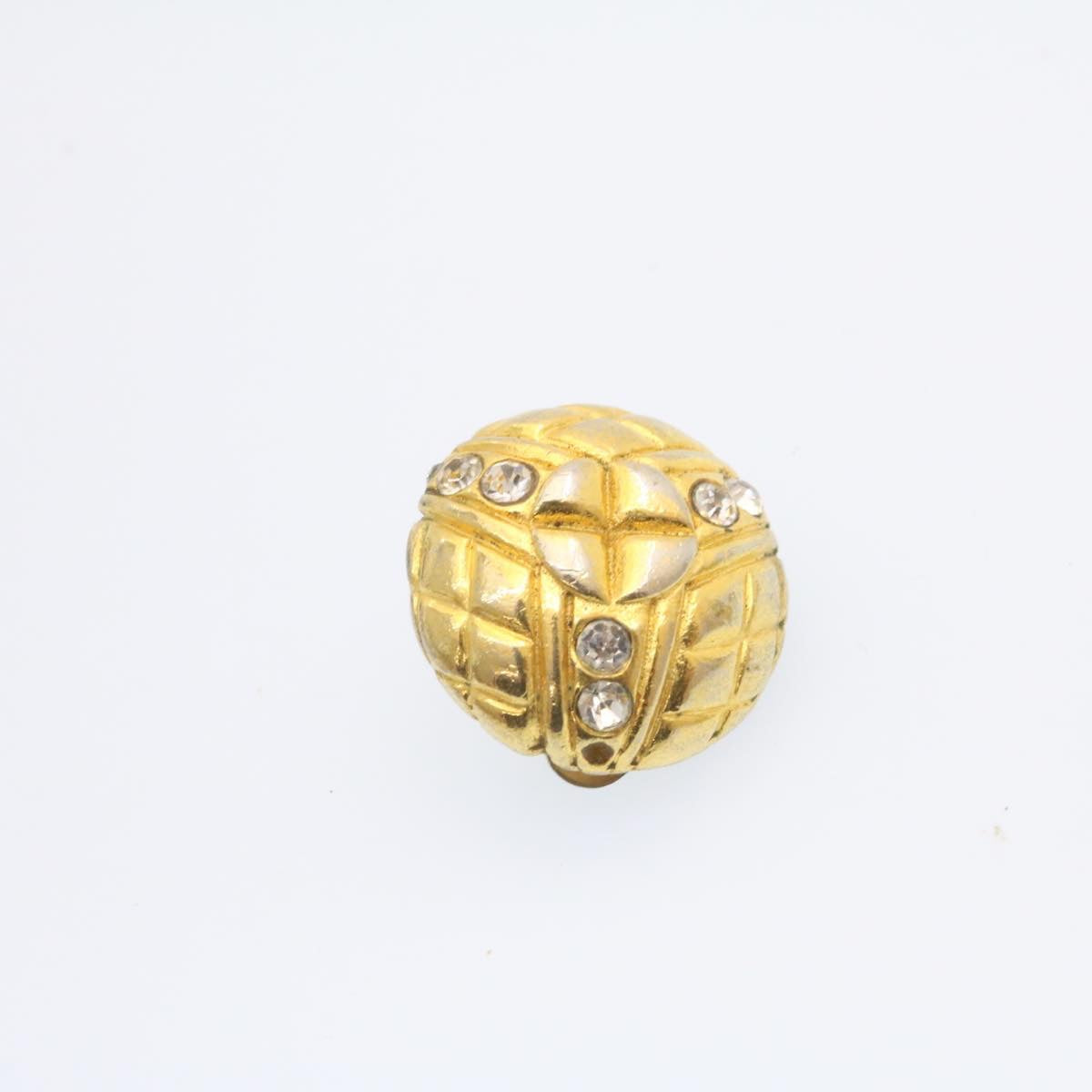 CHANEL Clip-on Earring Gold Tone CC   ar4785