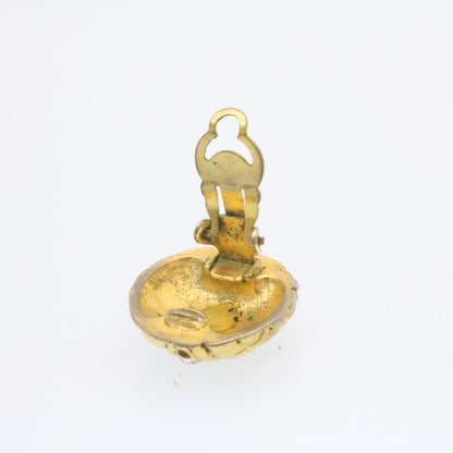 CHANEL Clip-on Earring Gold Tone CC   ar4785