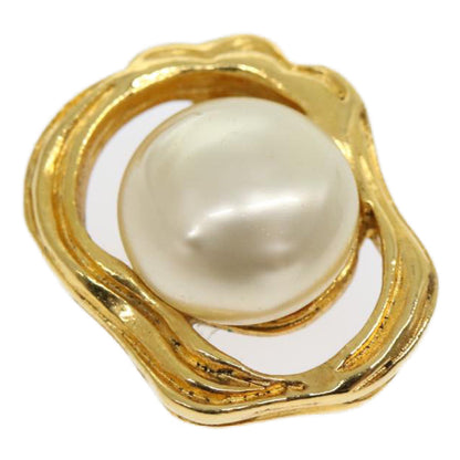 CHANEL Pearl Earring Gold CC   ar7353