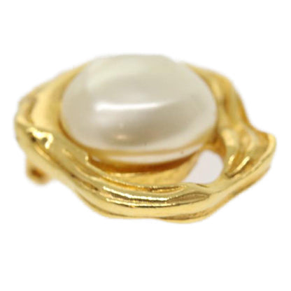 CHANEL Pearl Earring Gold CC   ar7353