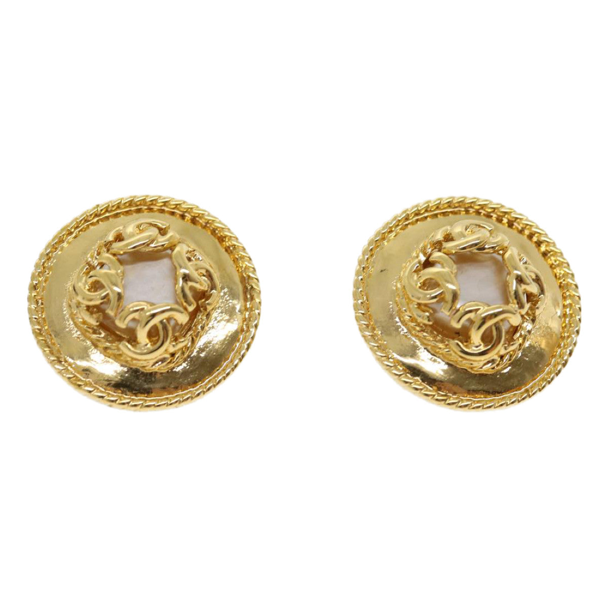 CHANEL COCO Mark Earring Gold CC   ar7354