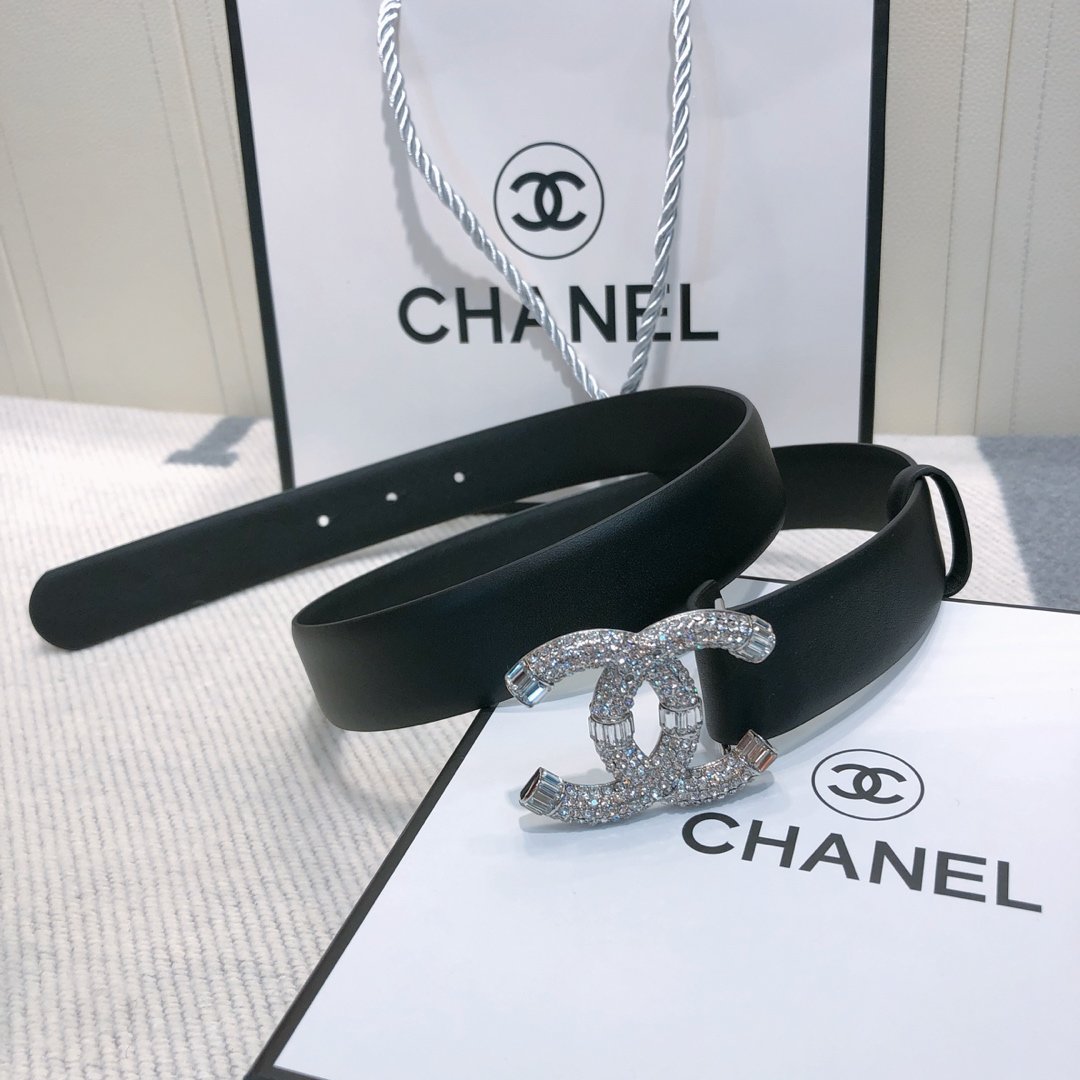 Leather Belt Chanel