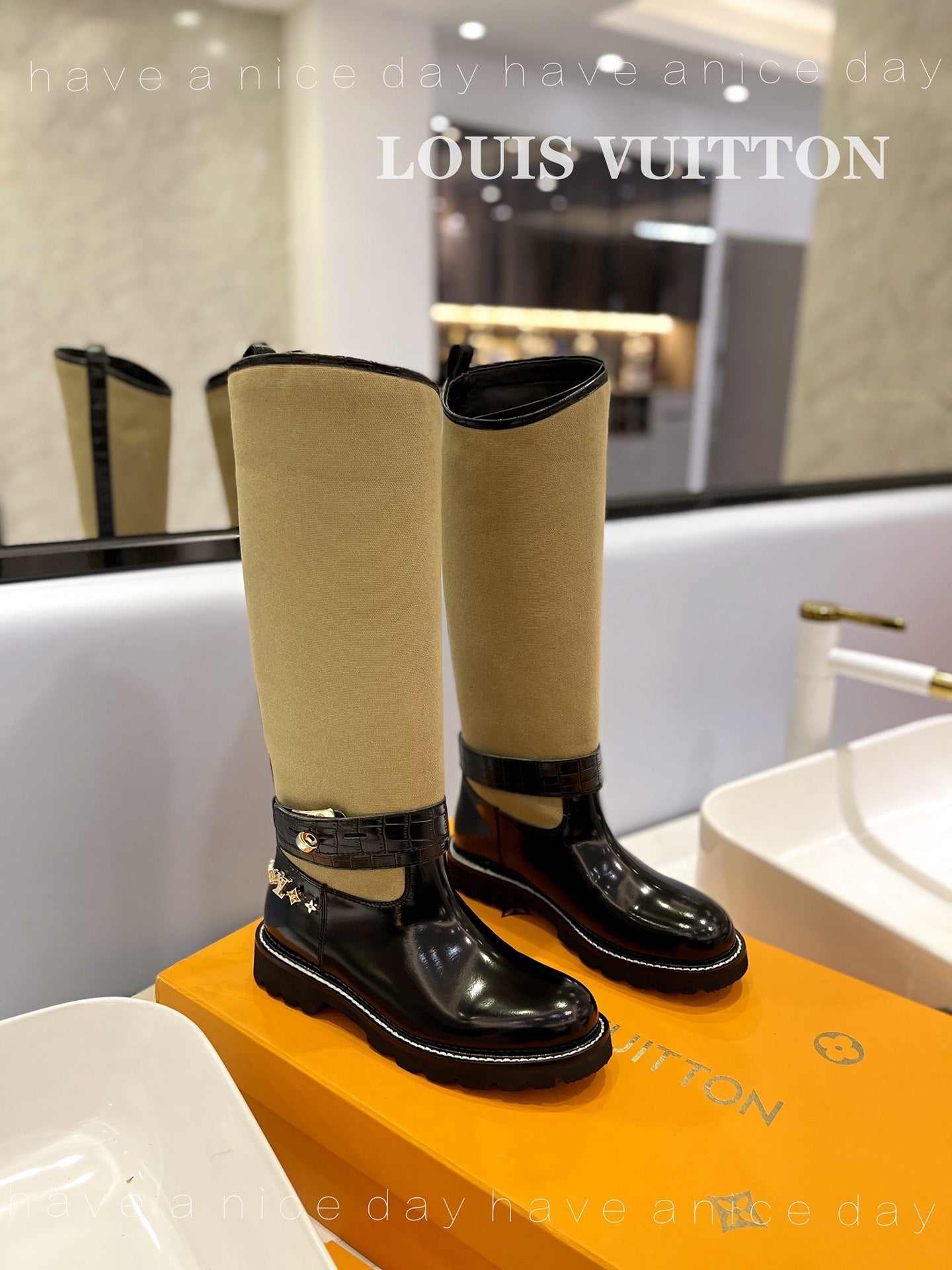 Premium  Louis Vuitton  BOOTS 028