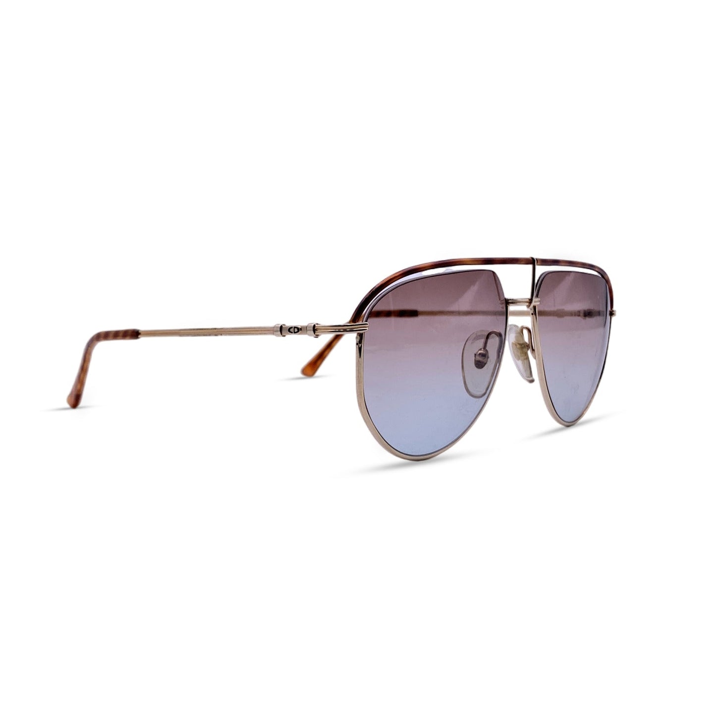 CHRISTIAN DIOR Vintage Unisex Aviator Sunglasses 2582 41 56/16 135Mm