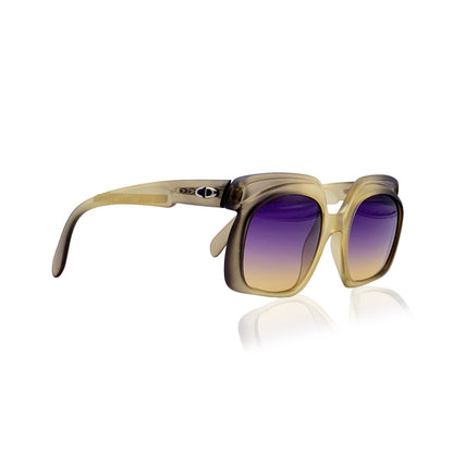 CHRISTIAN DIOR Vintage Sunglasses 2009 667 Purple Yellow 52/20 140Mm