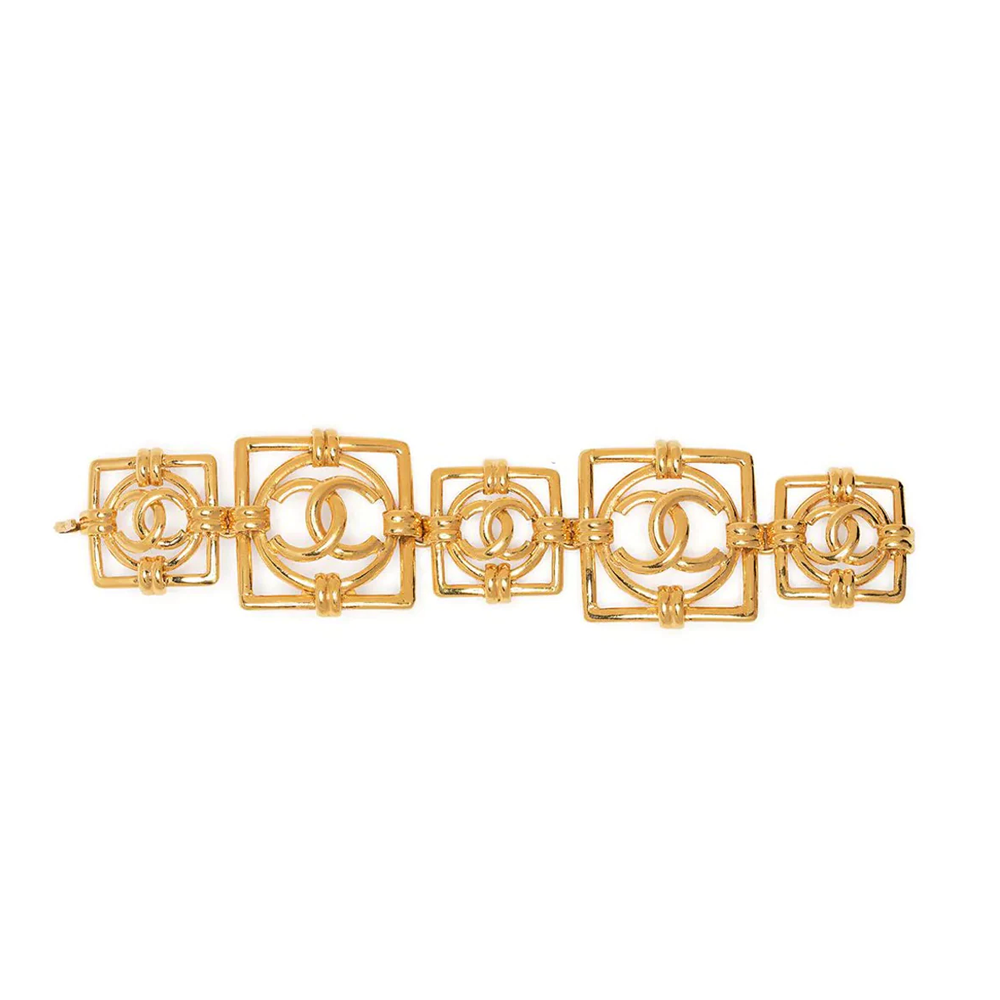 CHANEL Square Logo Bracelet