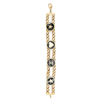 CHANEL Double Chain Bracelet