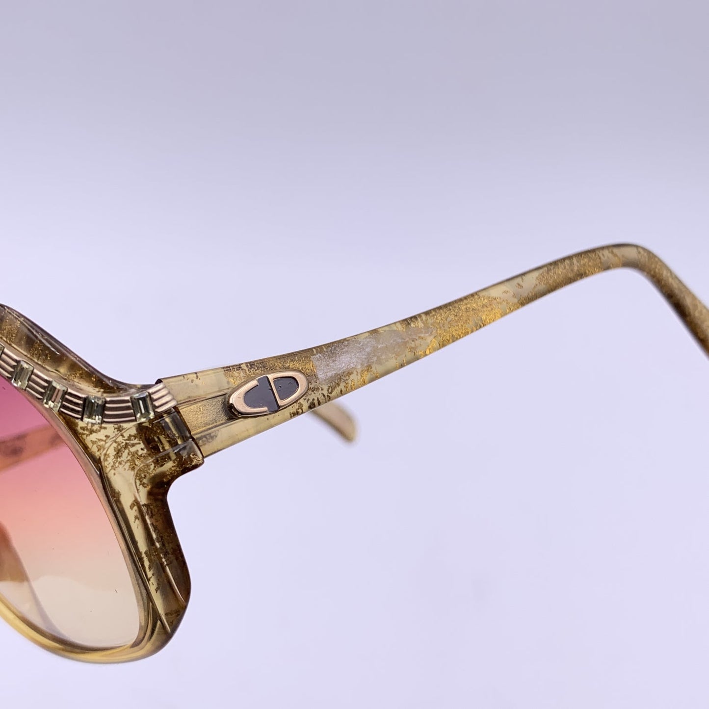 CHRISTIAN DIOR Vintage Women Sunglasses 2528 20 Optyl 52/14 125Mm