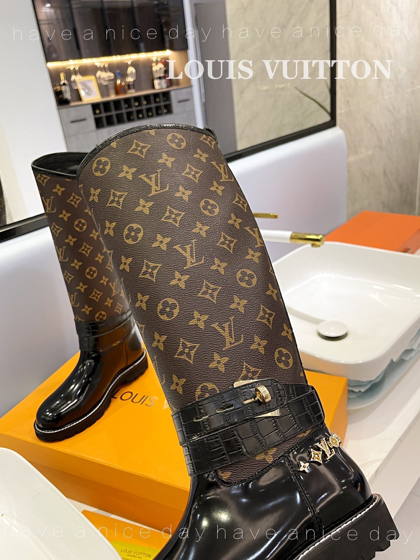 Premium  Louis Vuitton  BOOTS 029