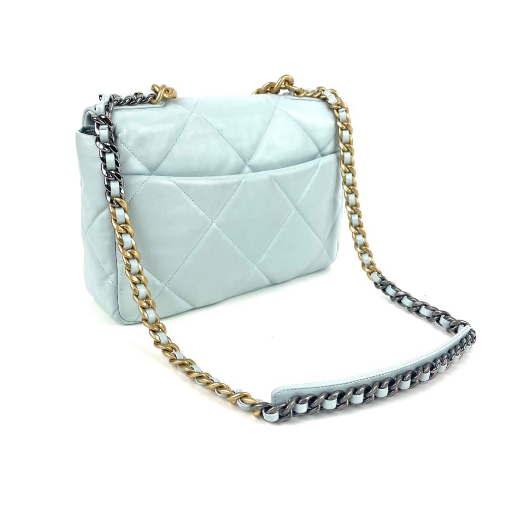 CHANEL 19 Flap Bag -Large Light Blue