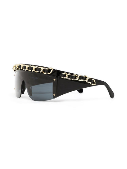 CHANEL Chain Embellished Sunglasses