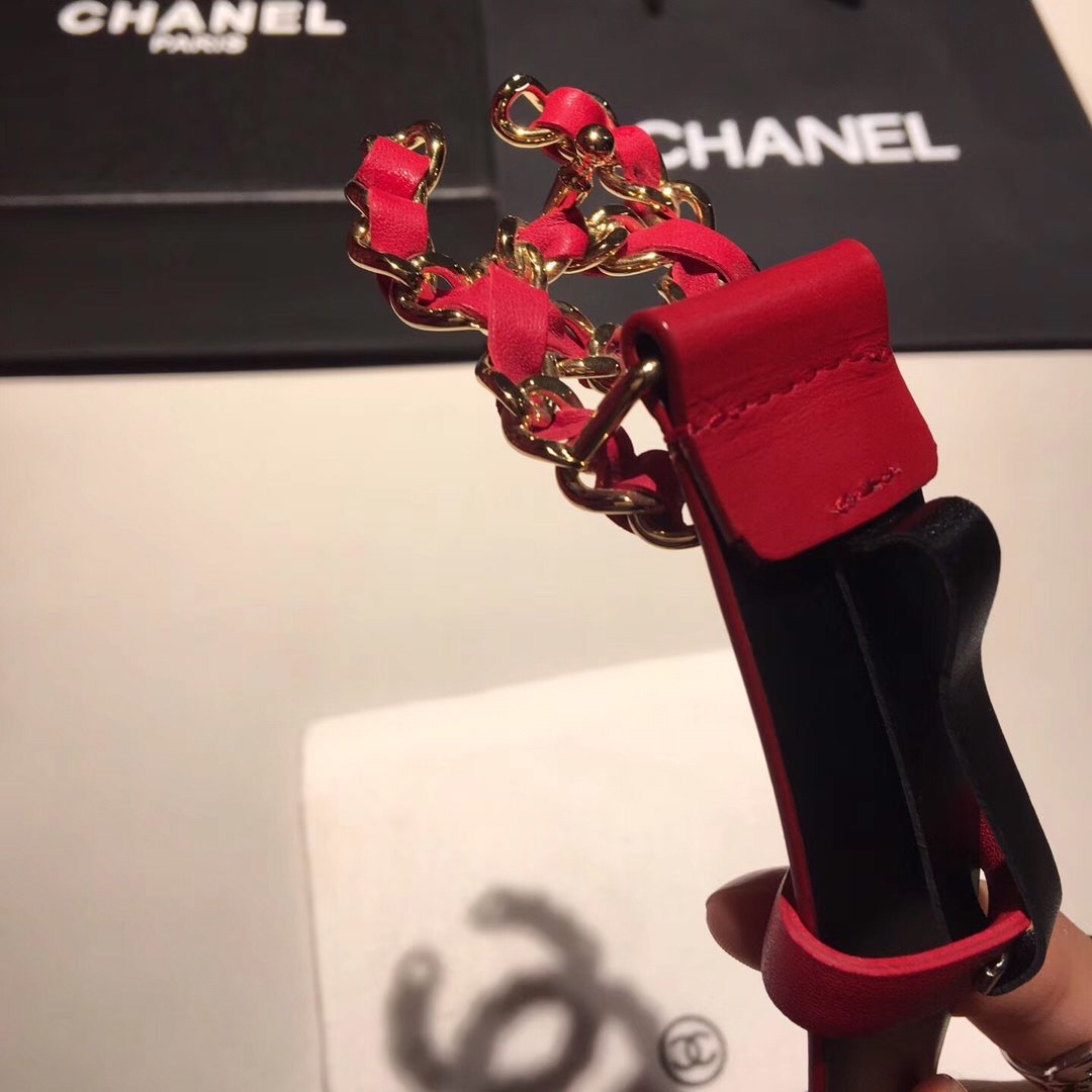 Leather Belt Chanel