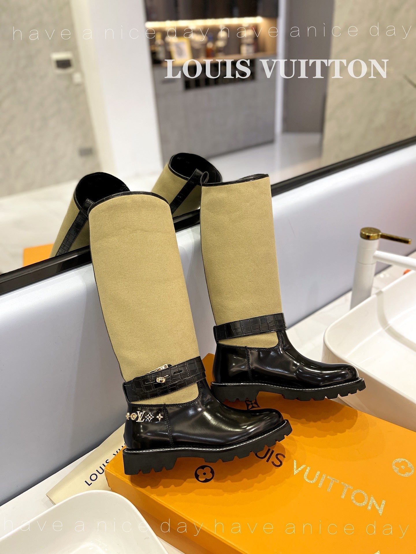 Premium  Louis Vuitton  BOOTS 028