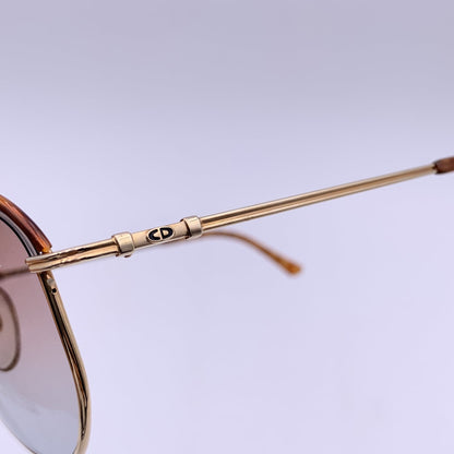 CHRISTIAN DIOR Vintage Unisex Aviator Sunglasses 2582 41 56/16 135Mm