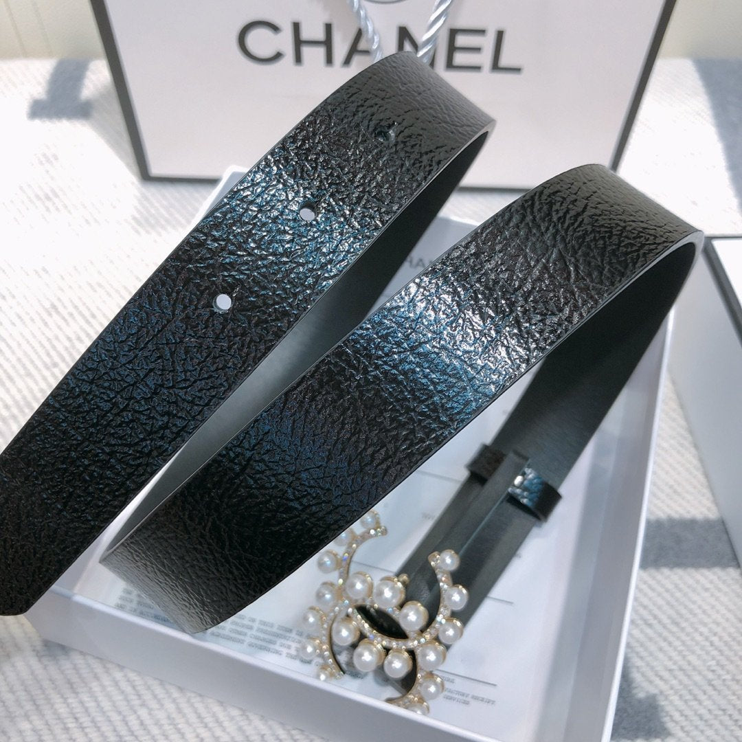 Leather Belt Chanel