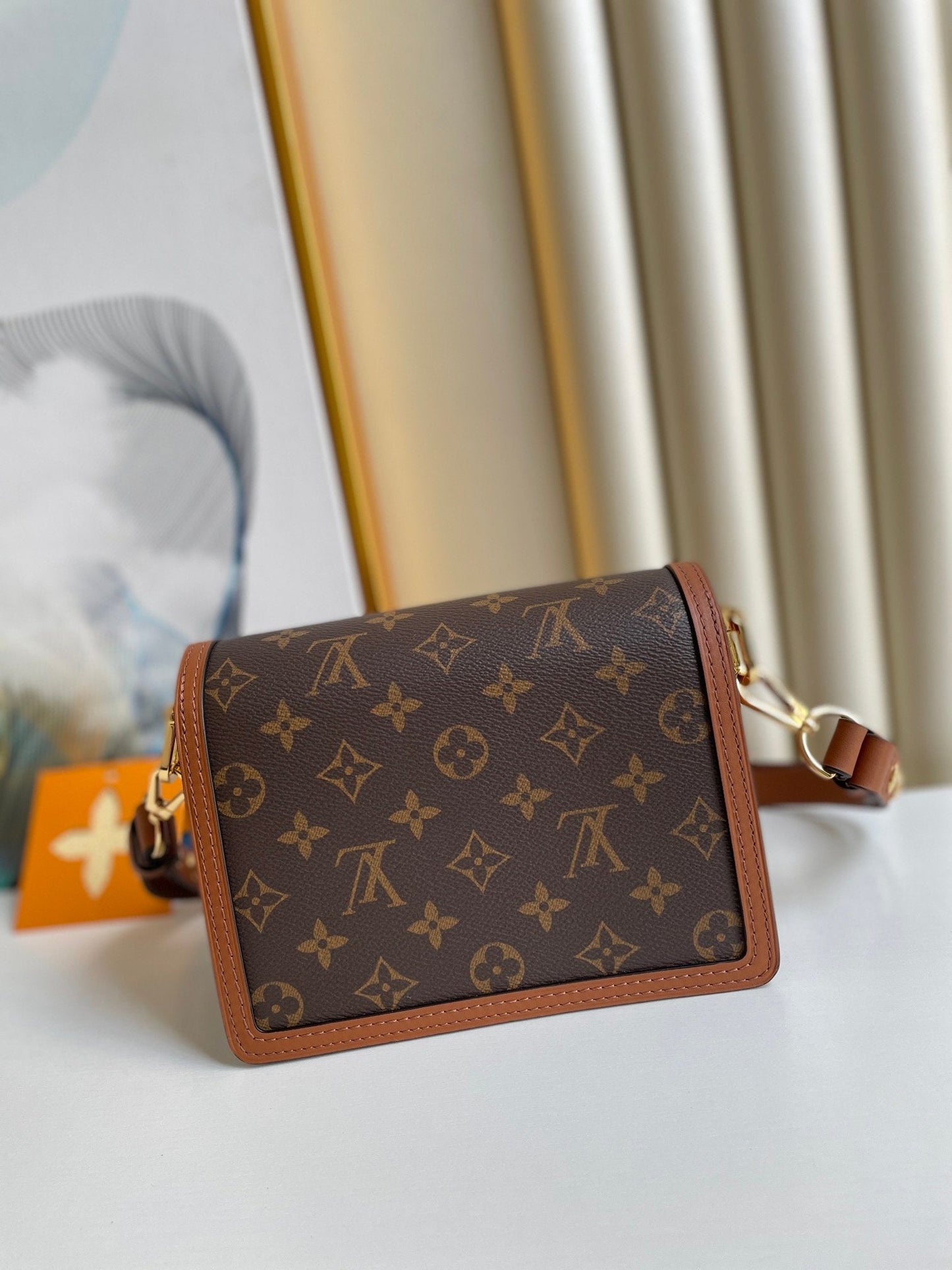 Louis Vuitton Mini Dauphine Monogram And Monogram Reverse Canvas By Nicolas Ghesquière For Spring-Summer,   Shoulder Bags 20cm Louis Vuitton M45959